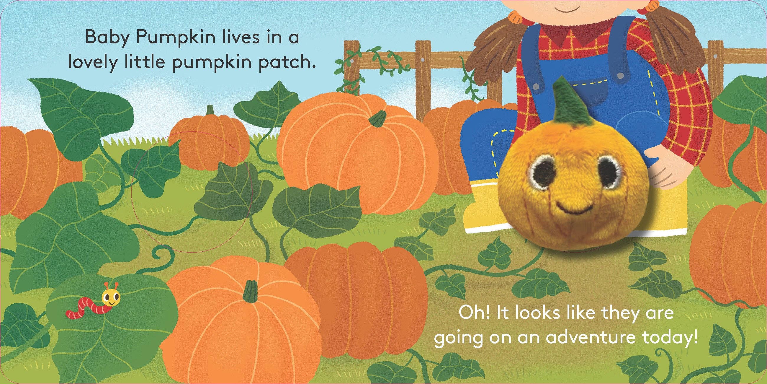 Finger Puppet Board Book- Baby Pumpkin