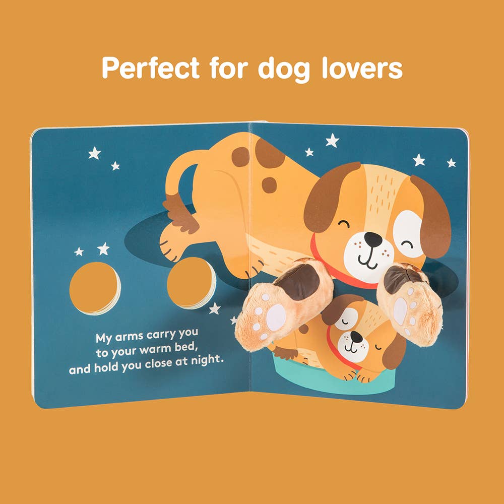 Finger Puppet Board Book- Hug Me Little Puppy