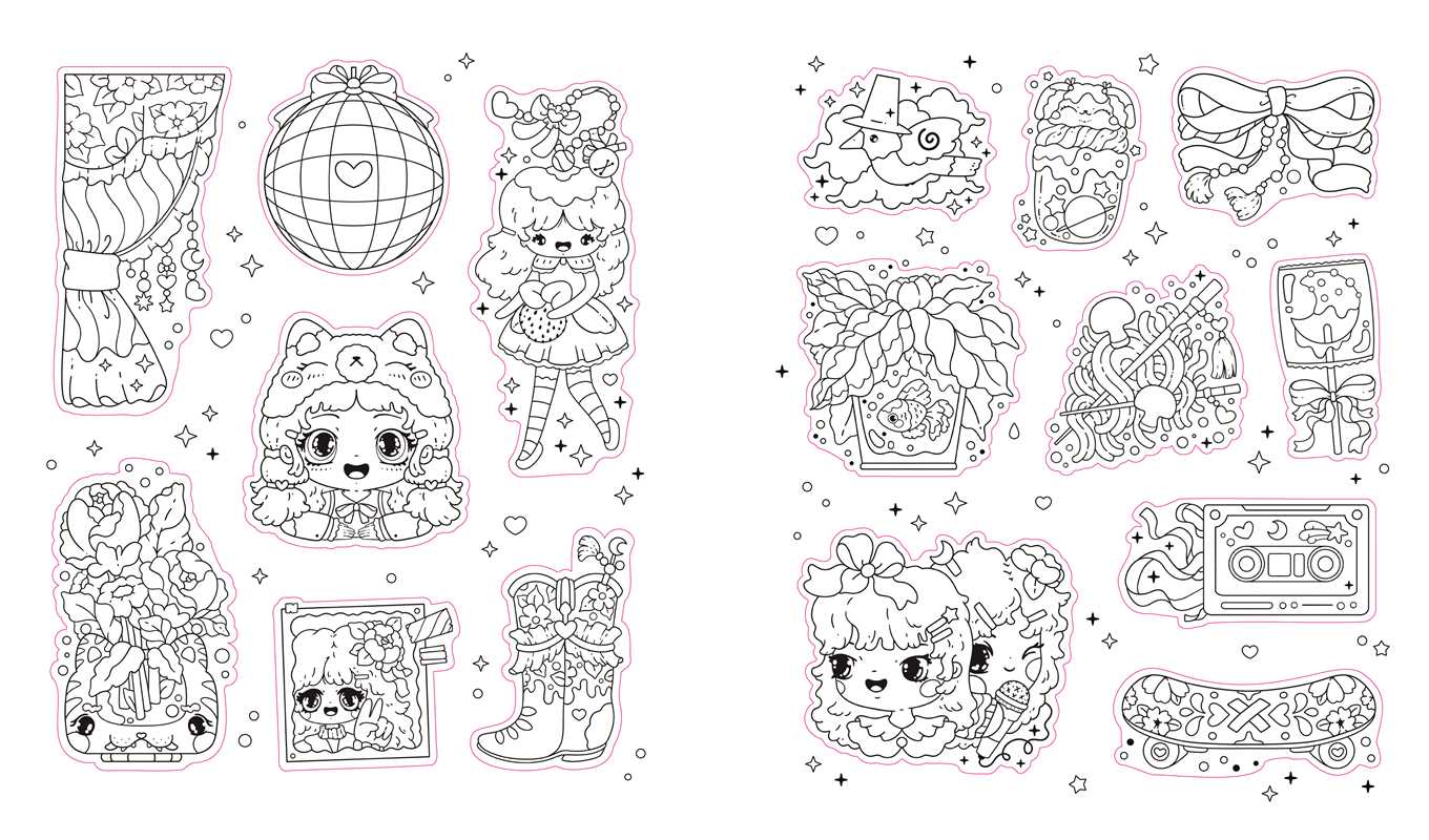 PopSticker! K-Pop Color You Own Sticker Book