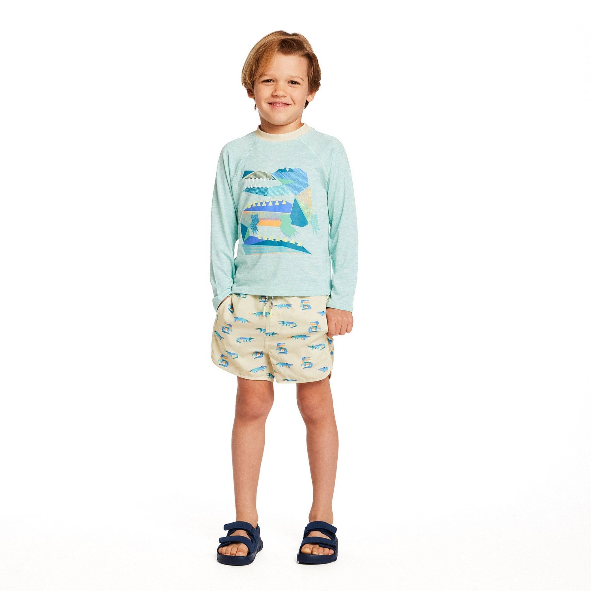 Boys Rashguard Set | Geo Gator
