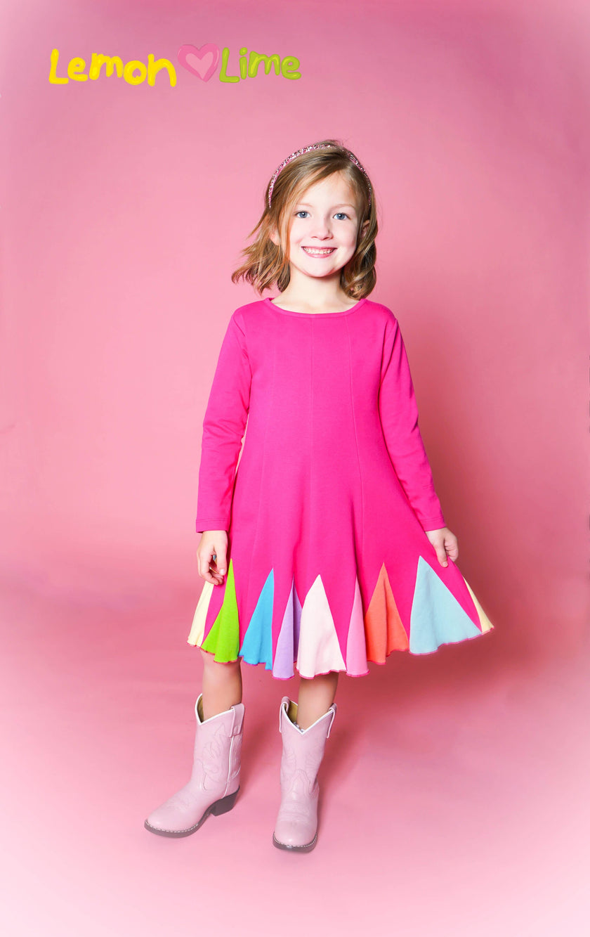 Rainbow Dance Dress-Cabaret