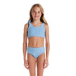 Tween Girls Terry Bikini Cover Up Set | Blue Floral