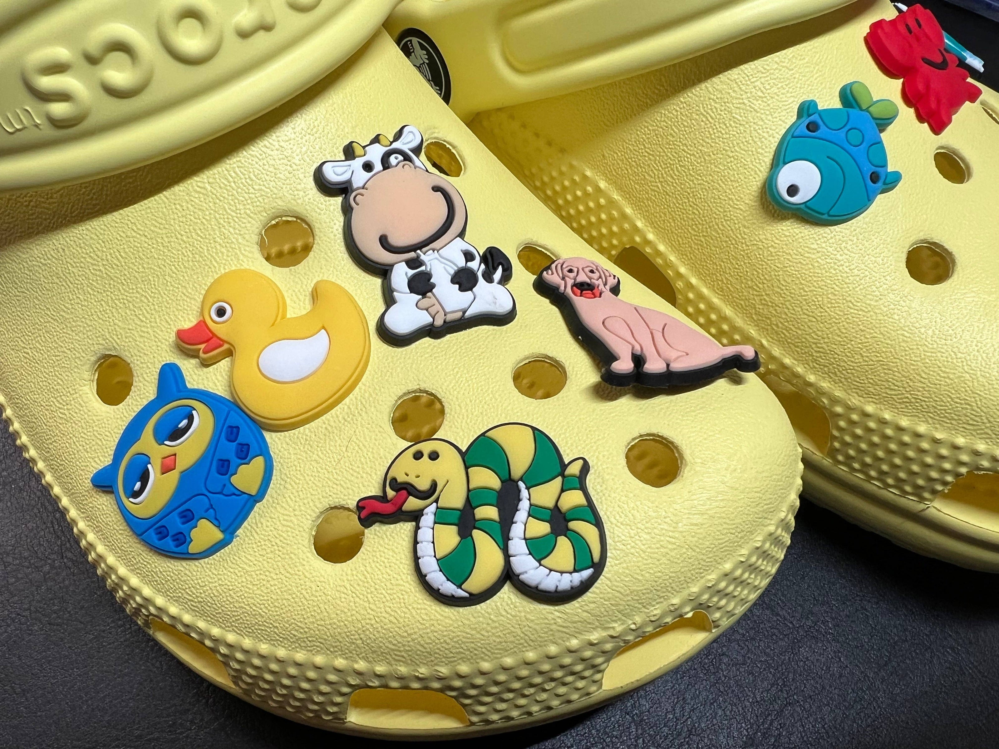 Cute Animal Pets Farm Panda Turtle Crab Aquarium Zoo Animal and more Shoe Charms Julies Decal