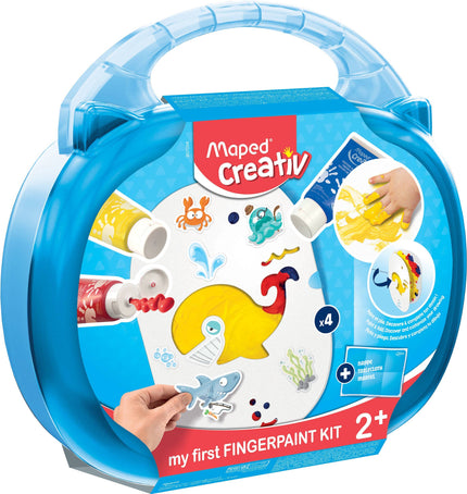 Creativ My First Finger Paint 10 Piece Kit in Carrying Case