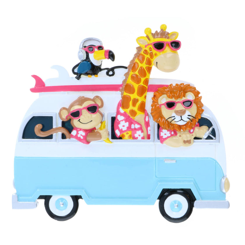 Jungle Family Personalized Ornament