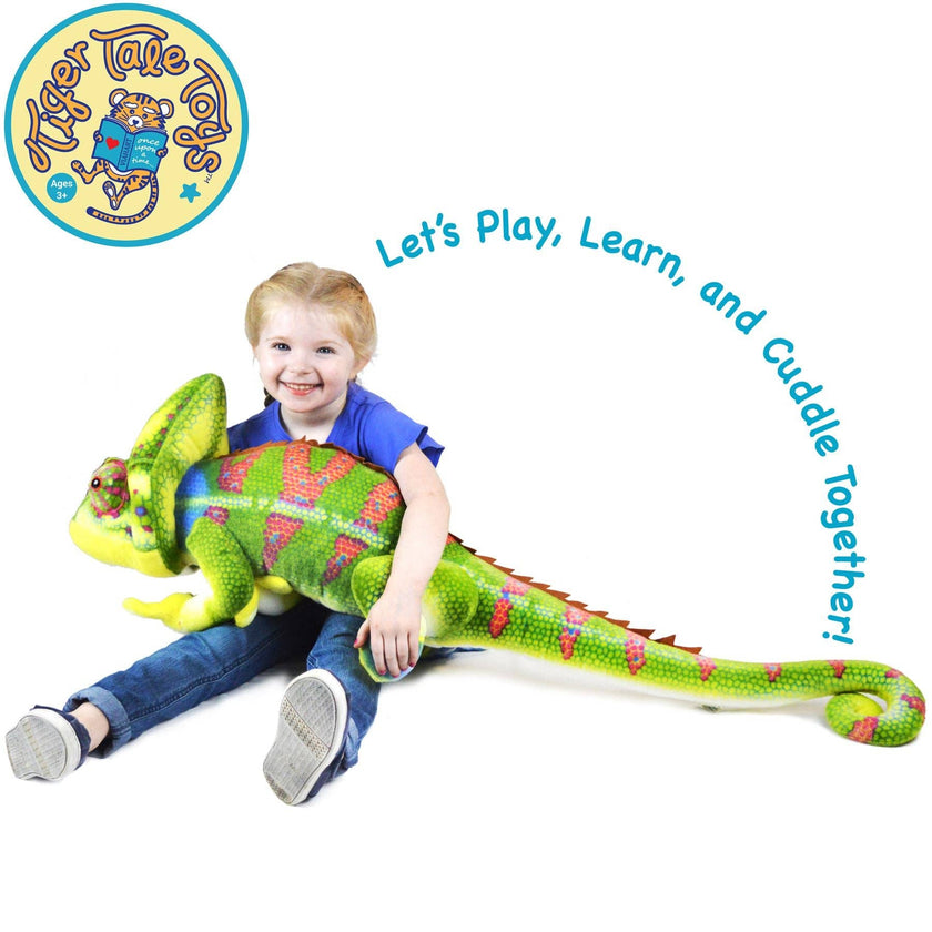 Ahmed The Chameleon | 46 Inch Stuffed Animal Plush