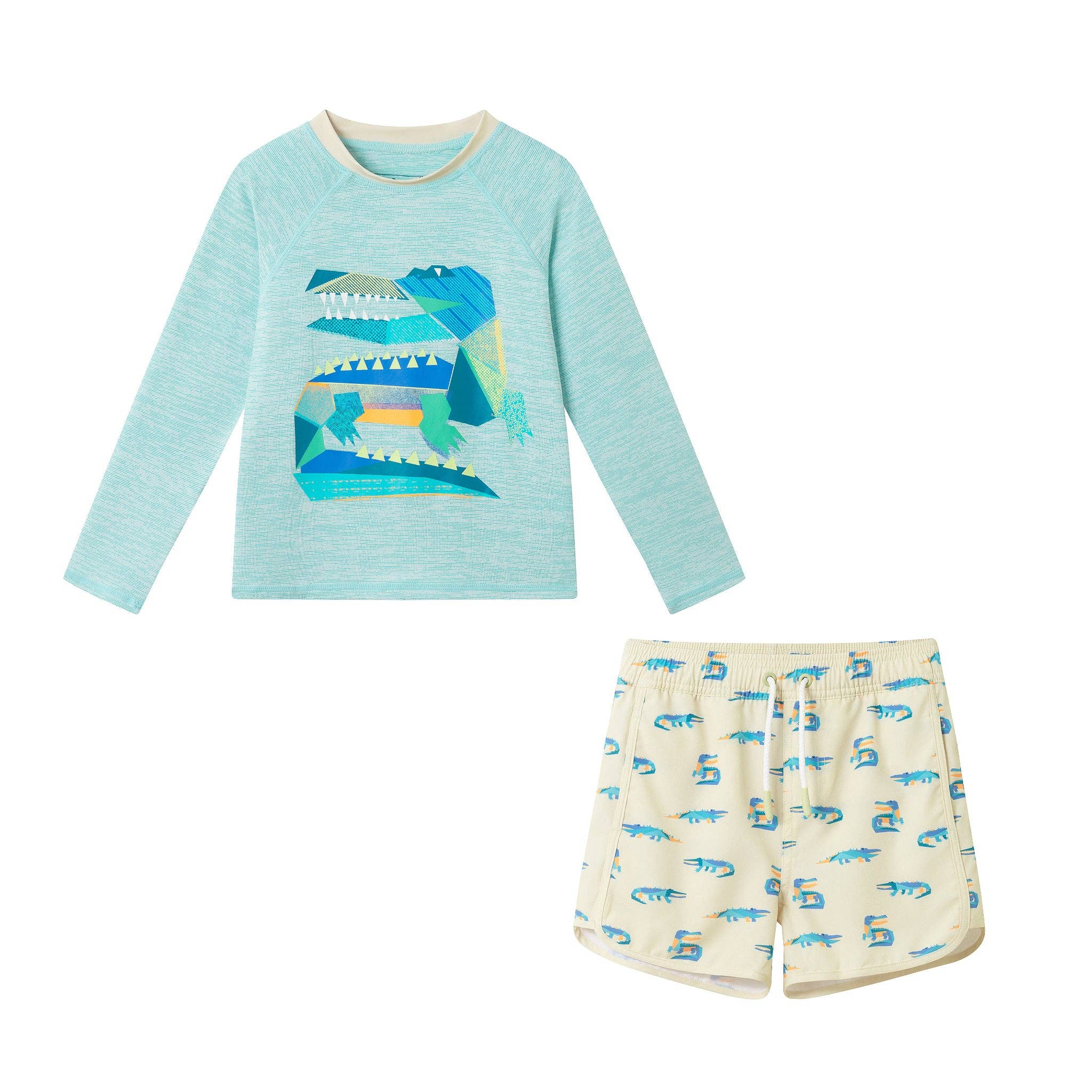 Boys Rashguard Set | Geo Gator