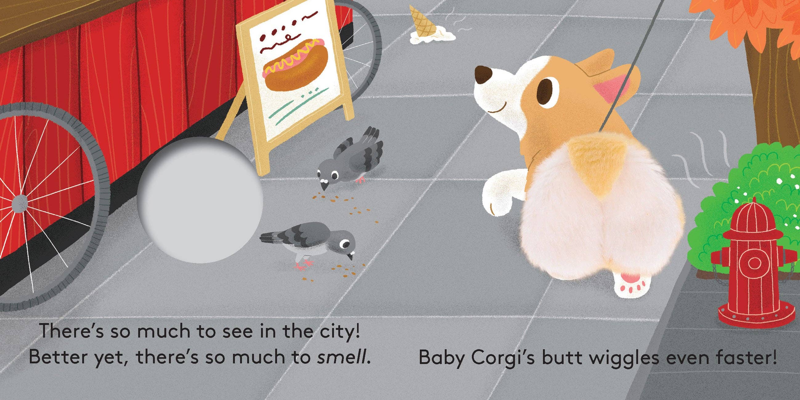 Finger Puppet Board Book- Baby Corgi Butt