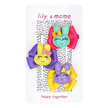 Bunny Trio Hair Clips- Assorted Pastels
