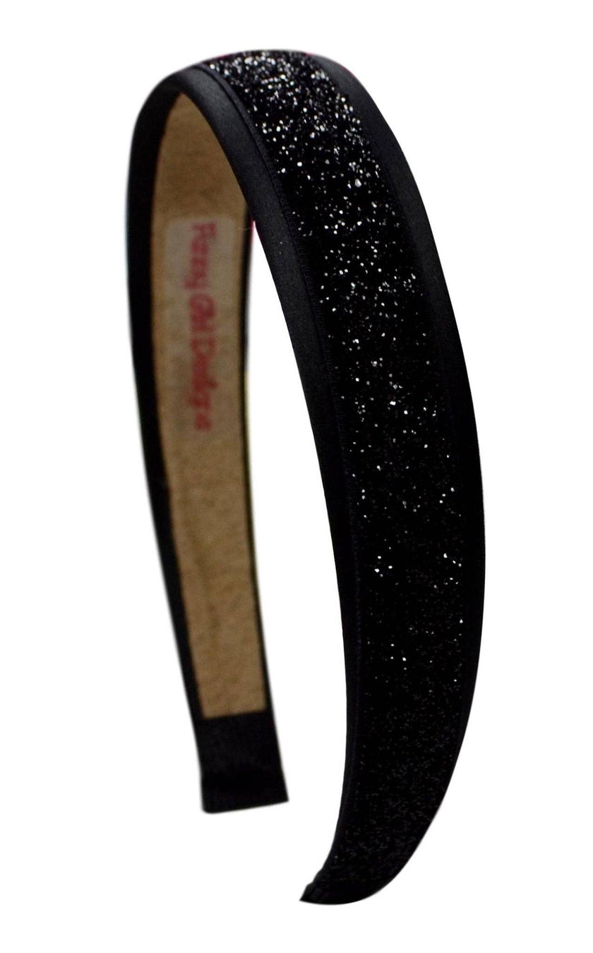 Satin Glitter Sparkle Arch Girls Headband - Assorted