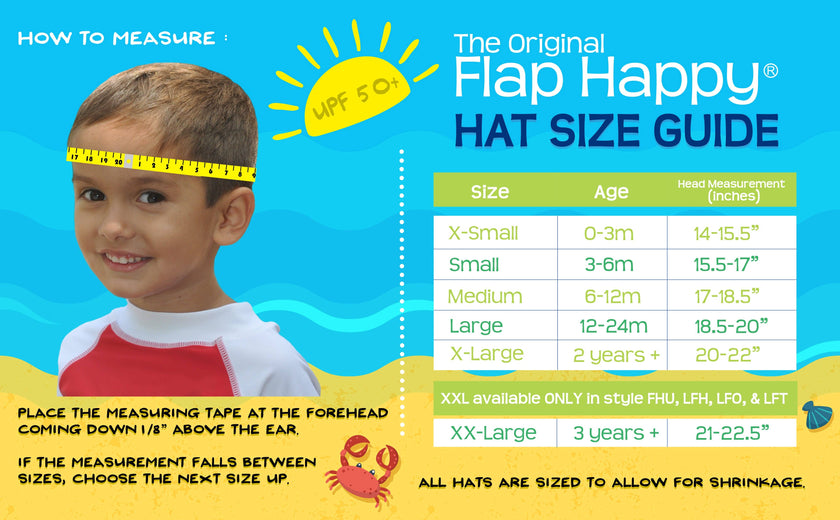 Kids UPF50+ Original Flap Sun Hat