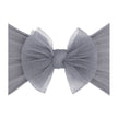 Baby Bling® Tulle FAB® soft nylon headband with tulle bow