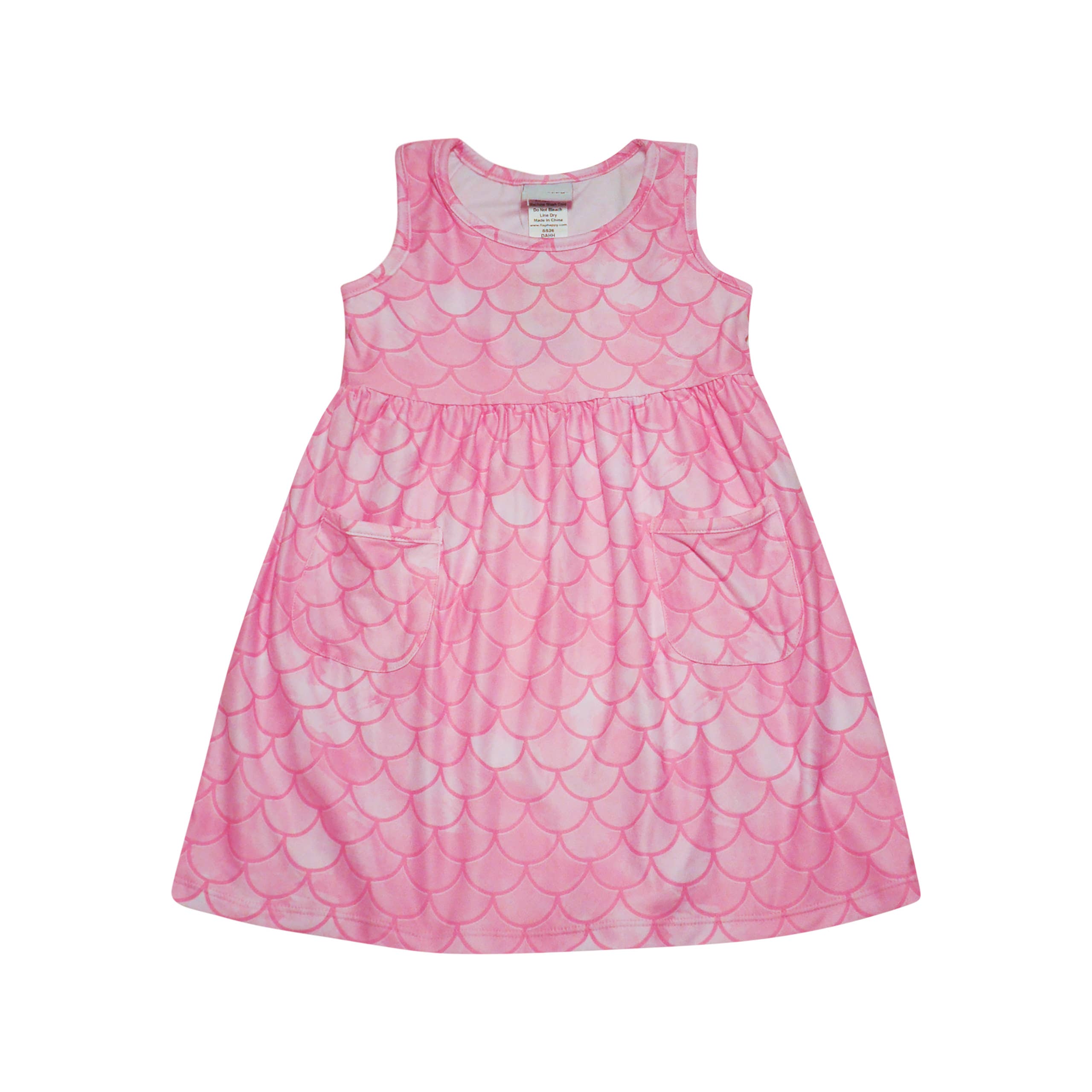 Kids UPF50+ Dahlia Sleeveless Dress w/ Pockets for Girls