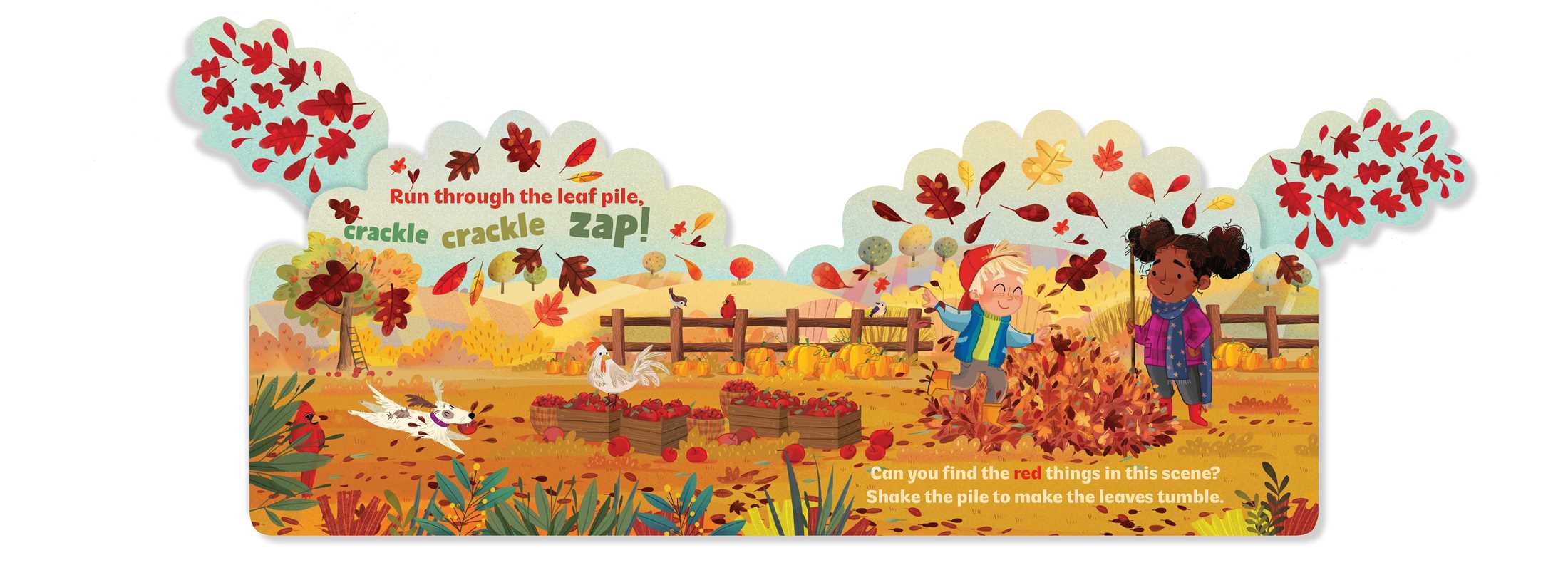 Jump in the Leaf Pile Board Book