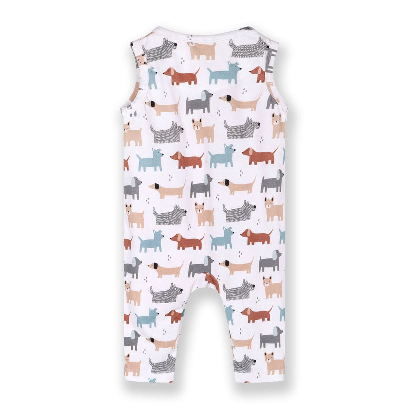 Dog Sleeveless Baby Jumpsuit (Organic Jersey)