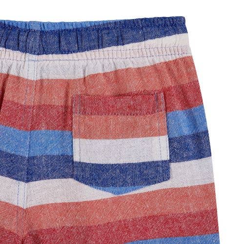 Boys Toddler T-Shirt & Striped Drawstring Shorts Set