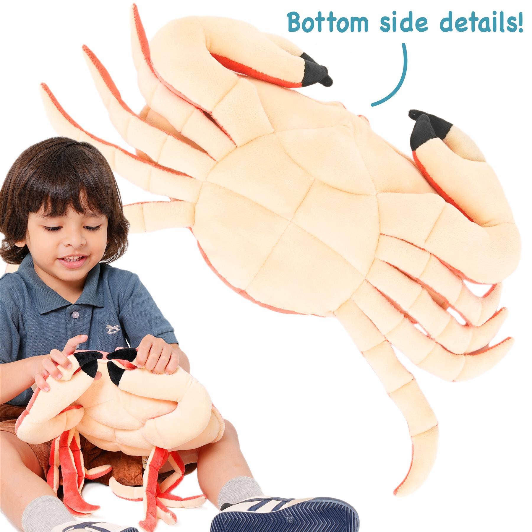 Cora The Crab - 19 Inch Stuffed Animal Plush