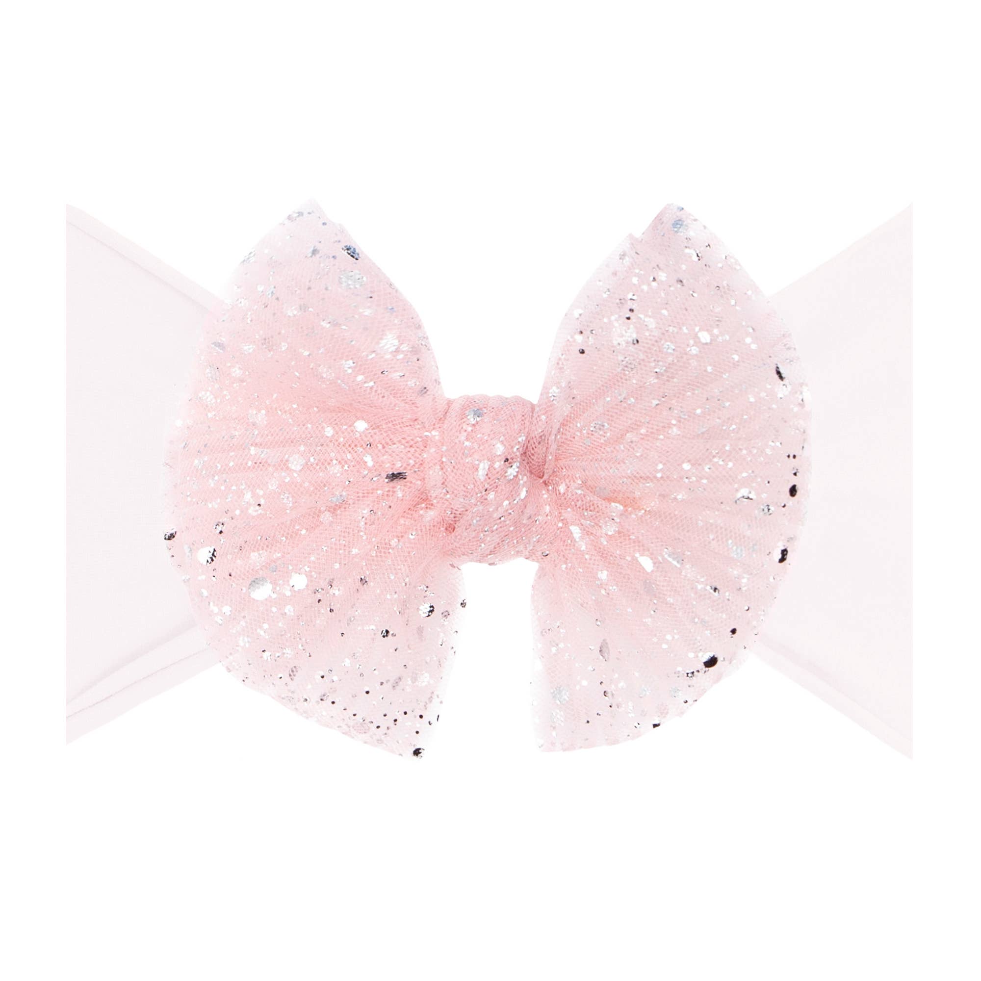 Baby Bling® Tulle FAB® soft nylon headband with tulle bow