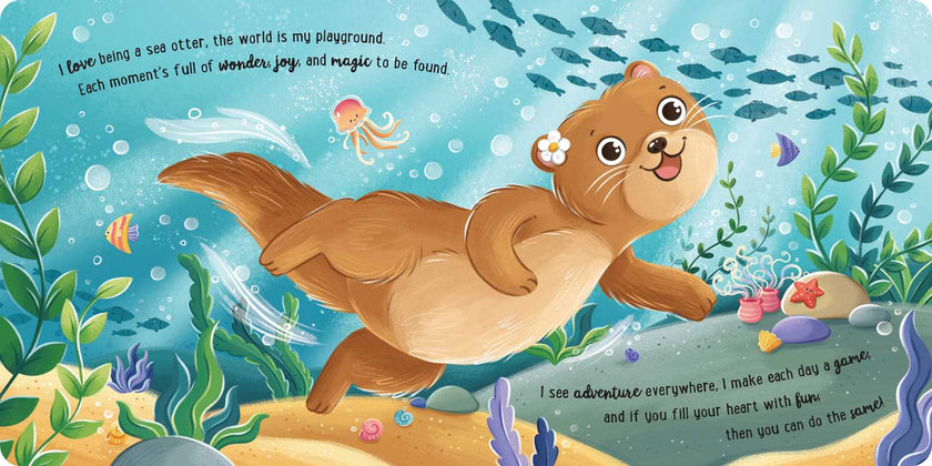 I Love Being a Sea Otter: Padded Board Book by Em Bruce