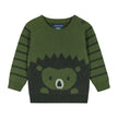 Boys Baby Olive Porcupine Sweater Set