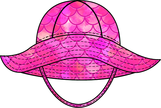 Kids UPF50+ Summer Splash Swim Hat for Girls