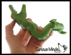 Sand Filled Alligator Crocodile Squishy Toy - Moldable Sensory, Stress