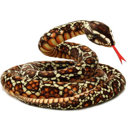Bernard The Brown Python | 114 Inch Stuffed Animal Plush
