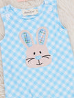 Bunny Square Play Embroidered Johnny