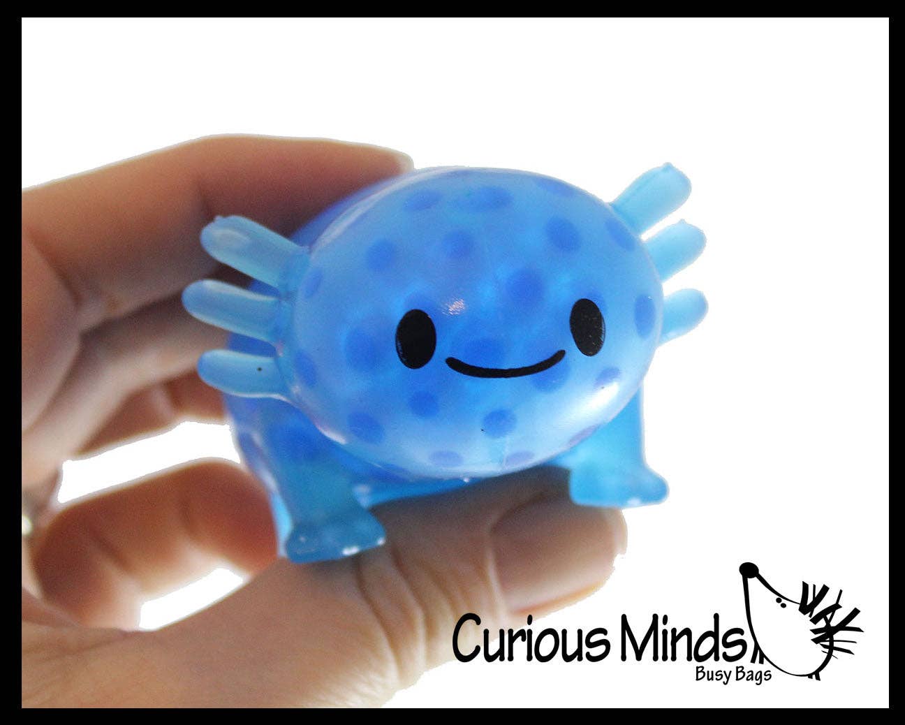 Axolotl Water Bead Filled Squeeze Stress Ball - Sensory Toy