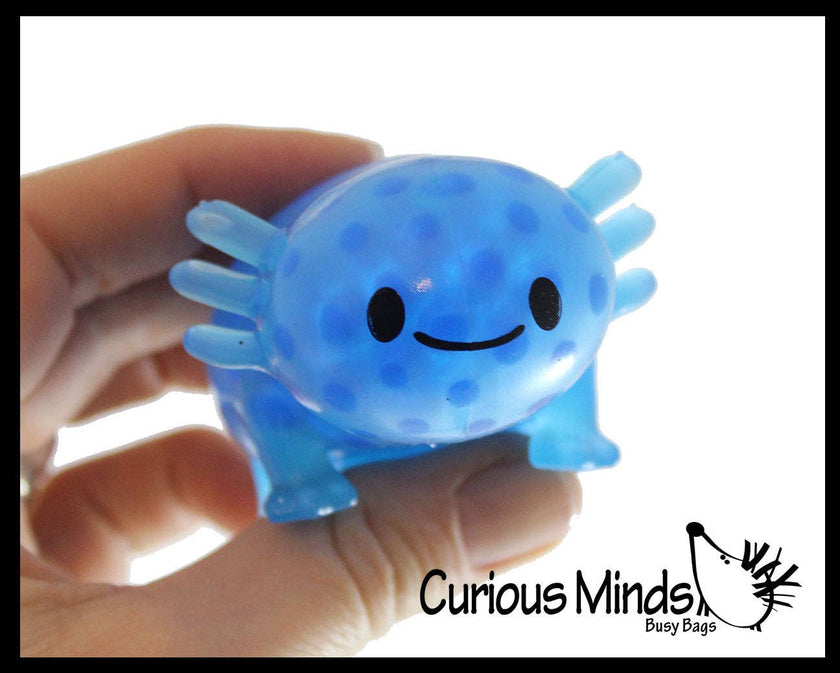 Axolotl Water Bead Filled Squeeze Stress Ball - Sensory Toy
