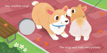 Finger Puppet Board Book- Baby Corgi Butt