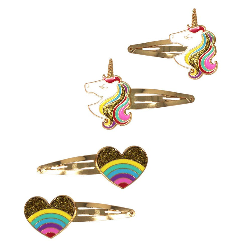 Rainbows and Unicorns Snap Clips