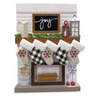 Fireplace Mantle Family Personalized Ornament