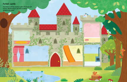 My Sticker World, Unicorn Kingdom Sticker Book