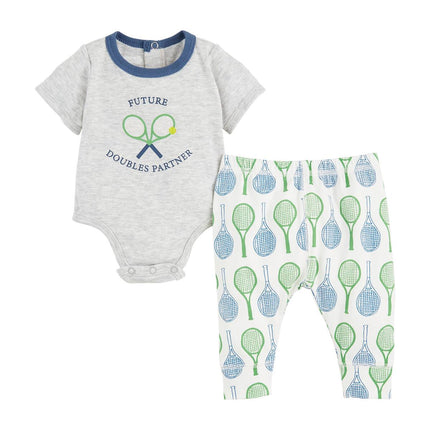 Tennis Crawler and Pant Set
