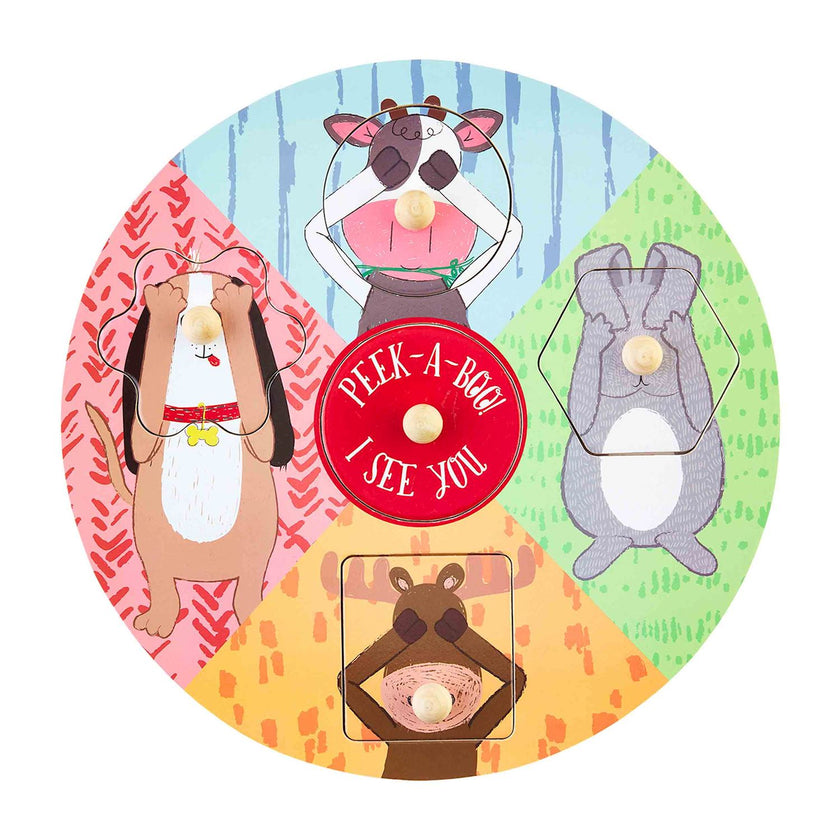Peek-A-Boo Round Puzzle