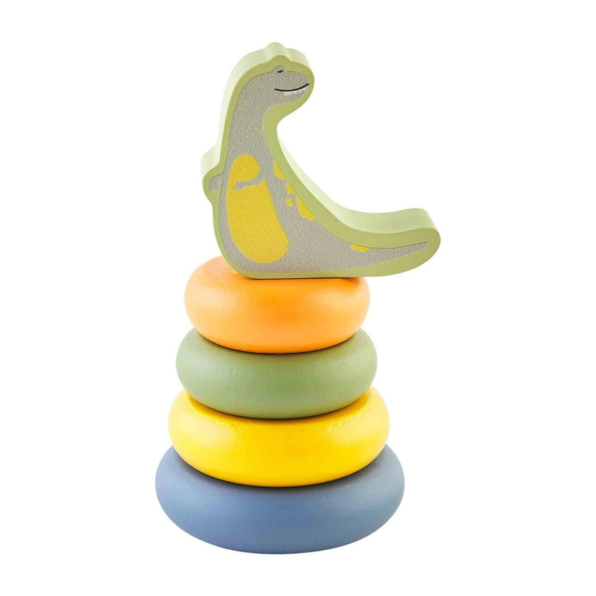 *Green Dino Stacking Toy Set