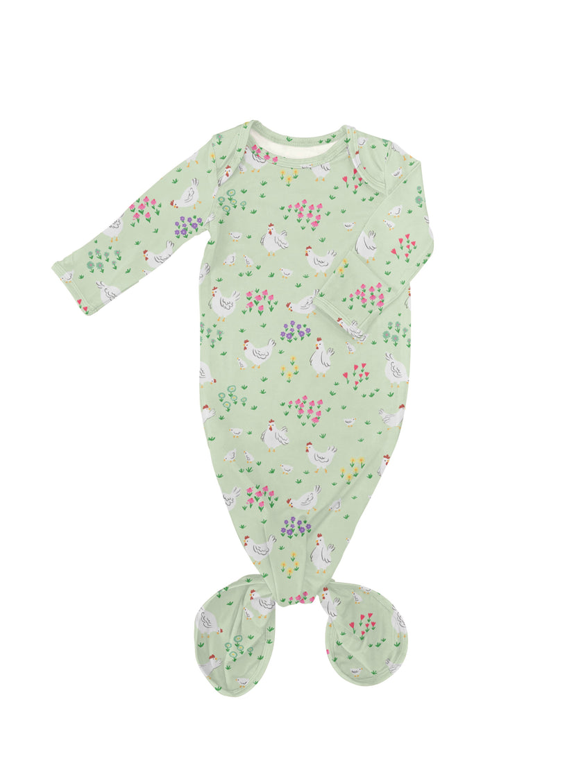 Spring Chickens Bamboo Knotted Gown