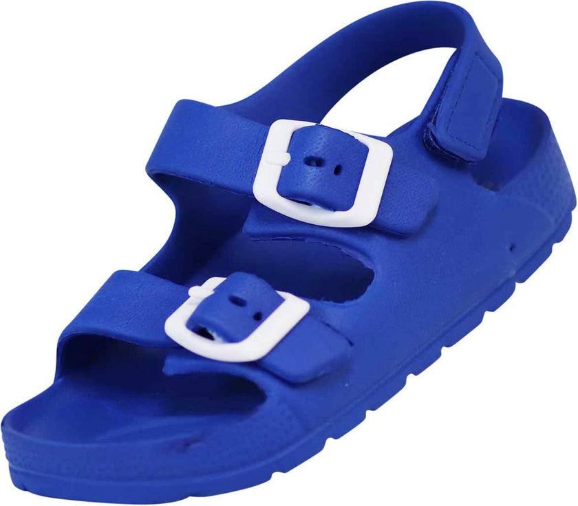 Blue Buckle Clog