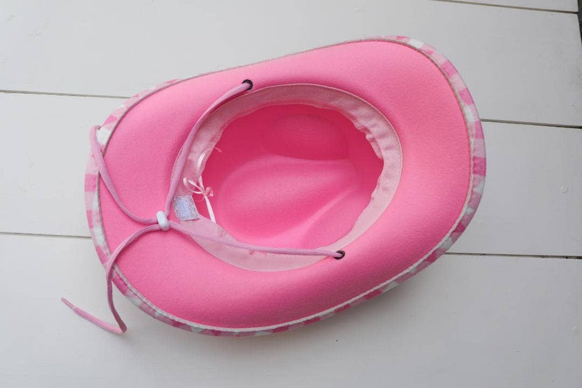 Pink Gingham TN Cowgirl Hat 