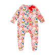 Poinsettia Sleeper & Headband Set