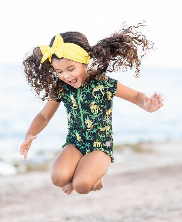Banana Yellow Swim Bow Headband