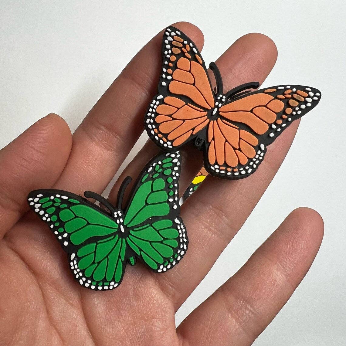 DELETE Pick your own Colorful Butterfly Design Theme Shoe Charms Best Quality JuliesDecalDesign: Large #4 rainbow