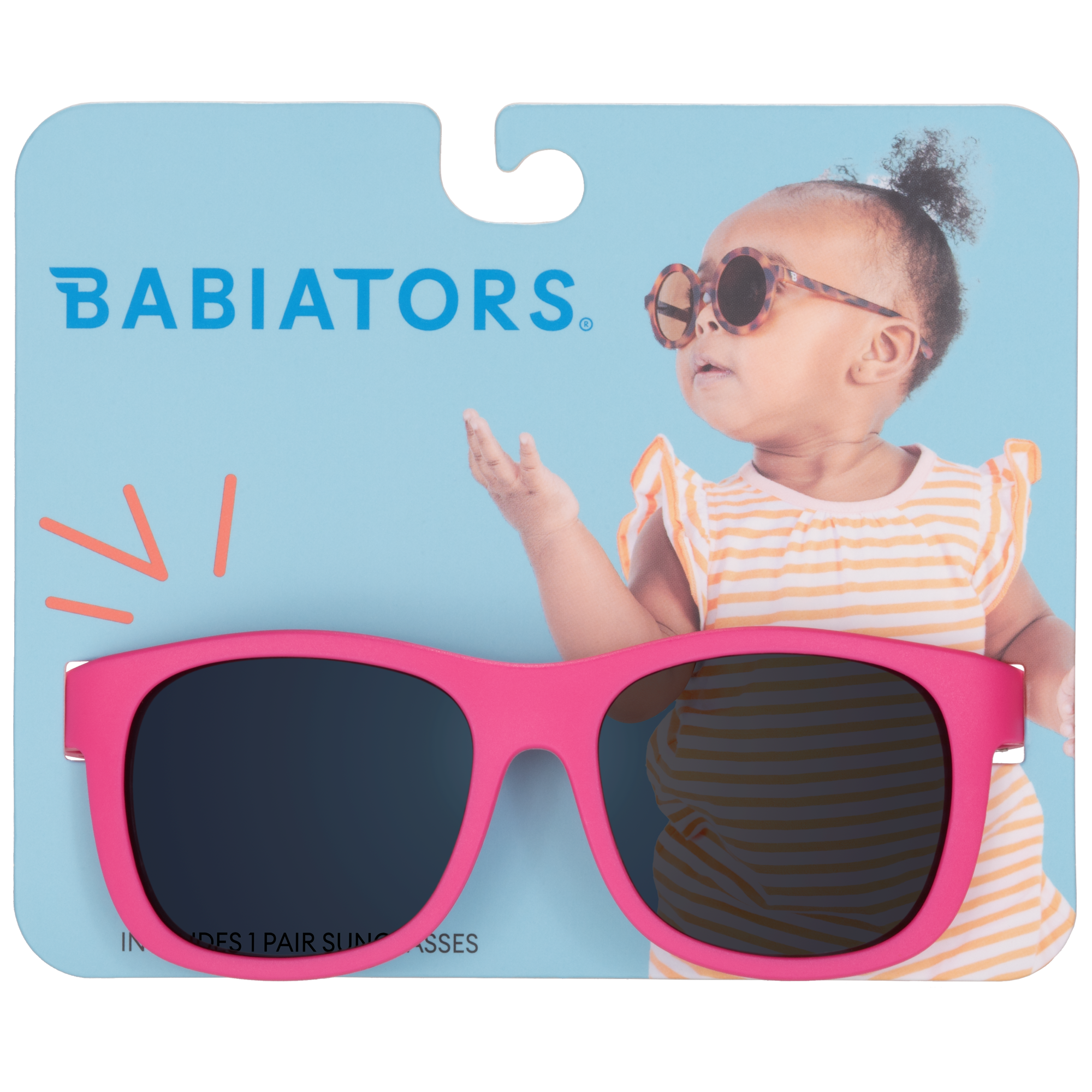 Hot Magenta Kids Navigator Sunglasses
