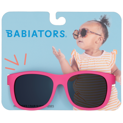 Hot Magenta Kids Navigator Sunglasses