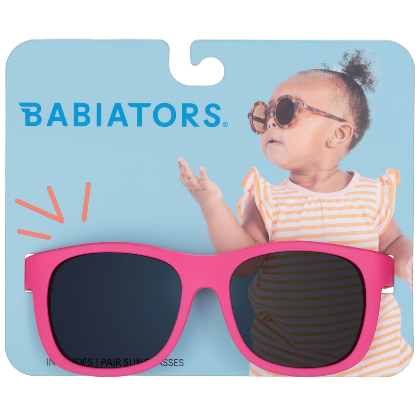 Hot Magenta Kids Navigator Sunglasses
