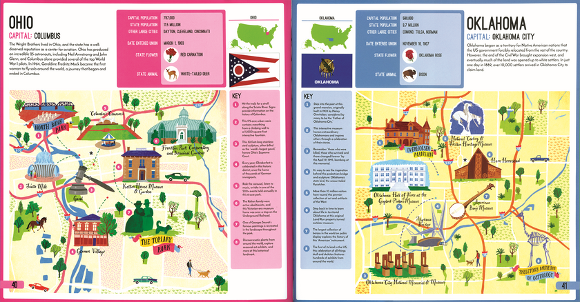 State Capitals Hardcover Book