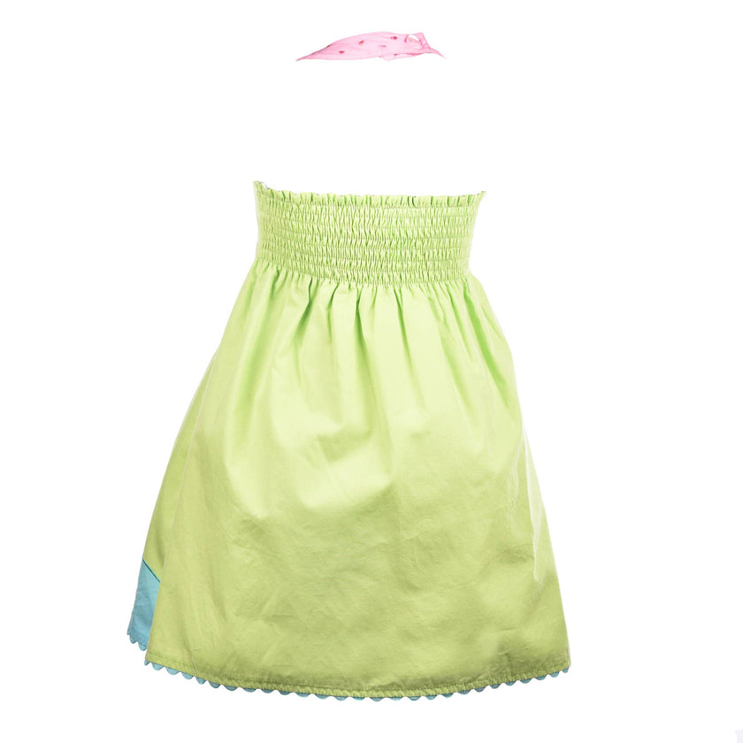 Flamingo Embroidered Dress