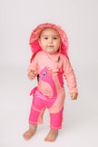Rash Guard 1-Pc Swimsuit - Franny the Flamingo