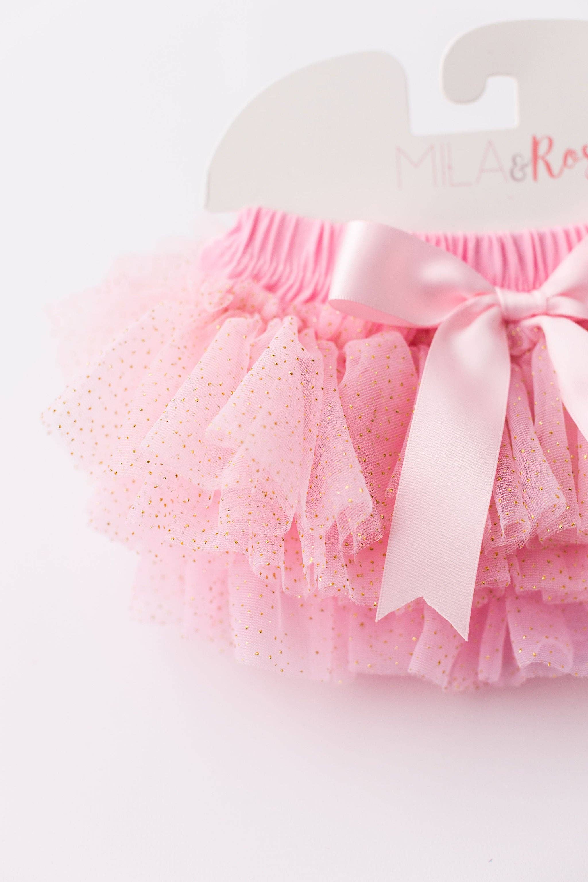 Pink & Gold Glitter Ruffle Tutu Bloomer